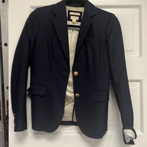 J Crew Navy Schoolboy Blazer